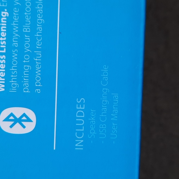 Brookstone LED dynamic wireless speaker - Picture 7 of 10